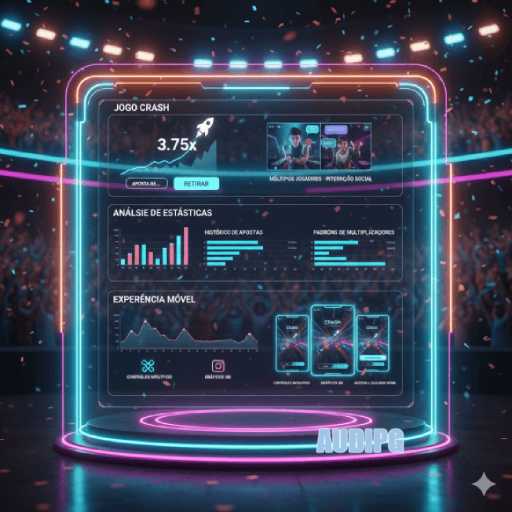 Jogue Crash e ganhe alto na AUDIPG!